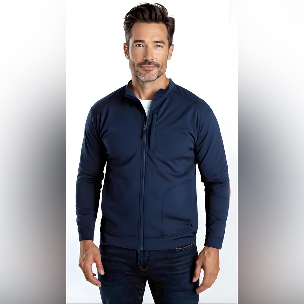 Men's Navy Performance Jacket - image 2
